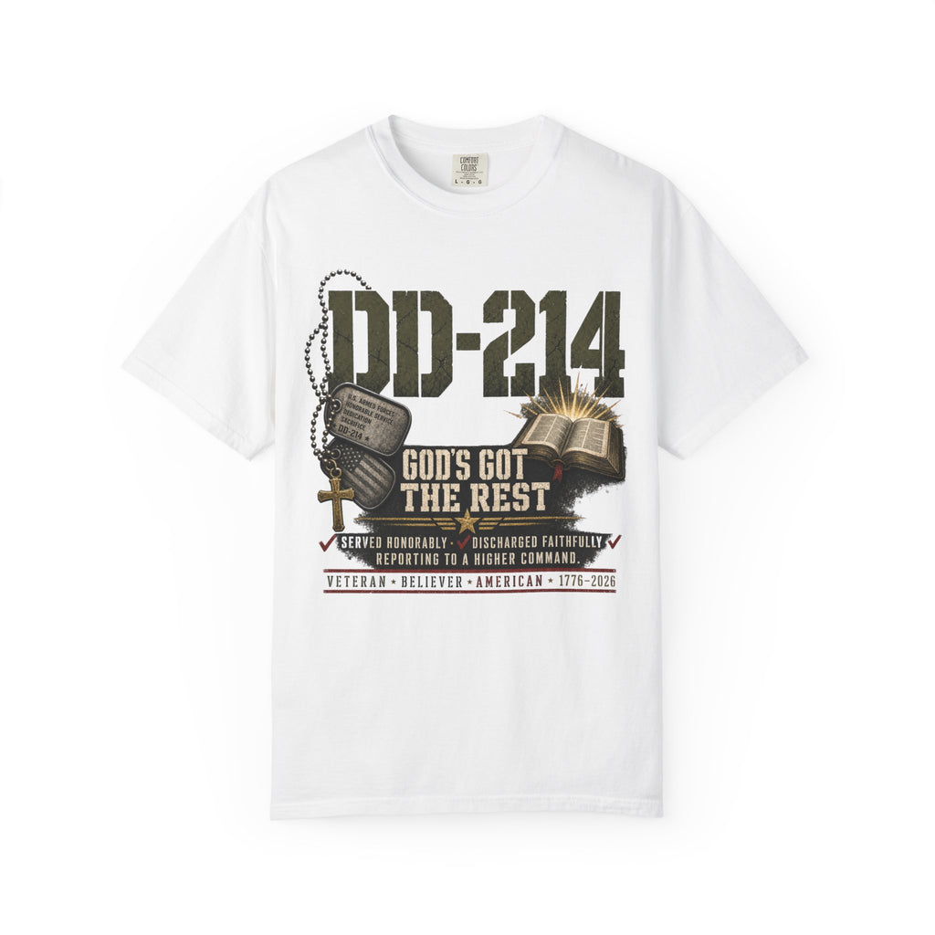 DD-214 - God's God The Rest Tee Shirt