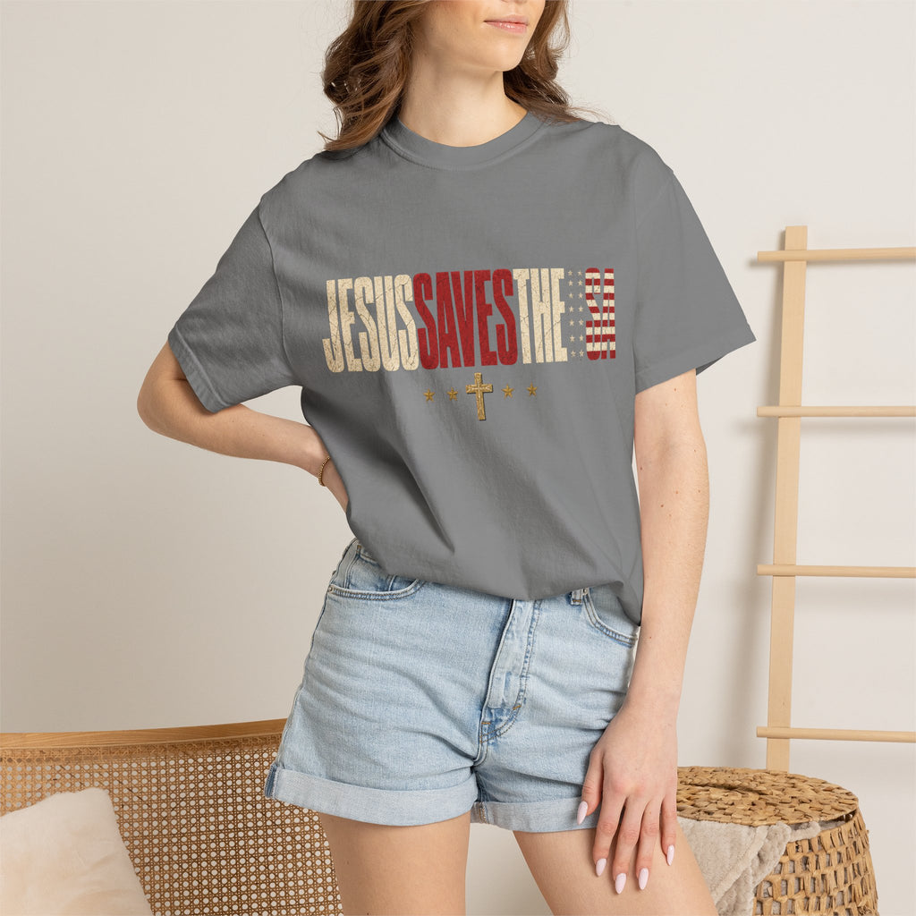 Jesus Saves The USA Tee Shirt