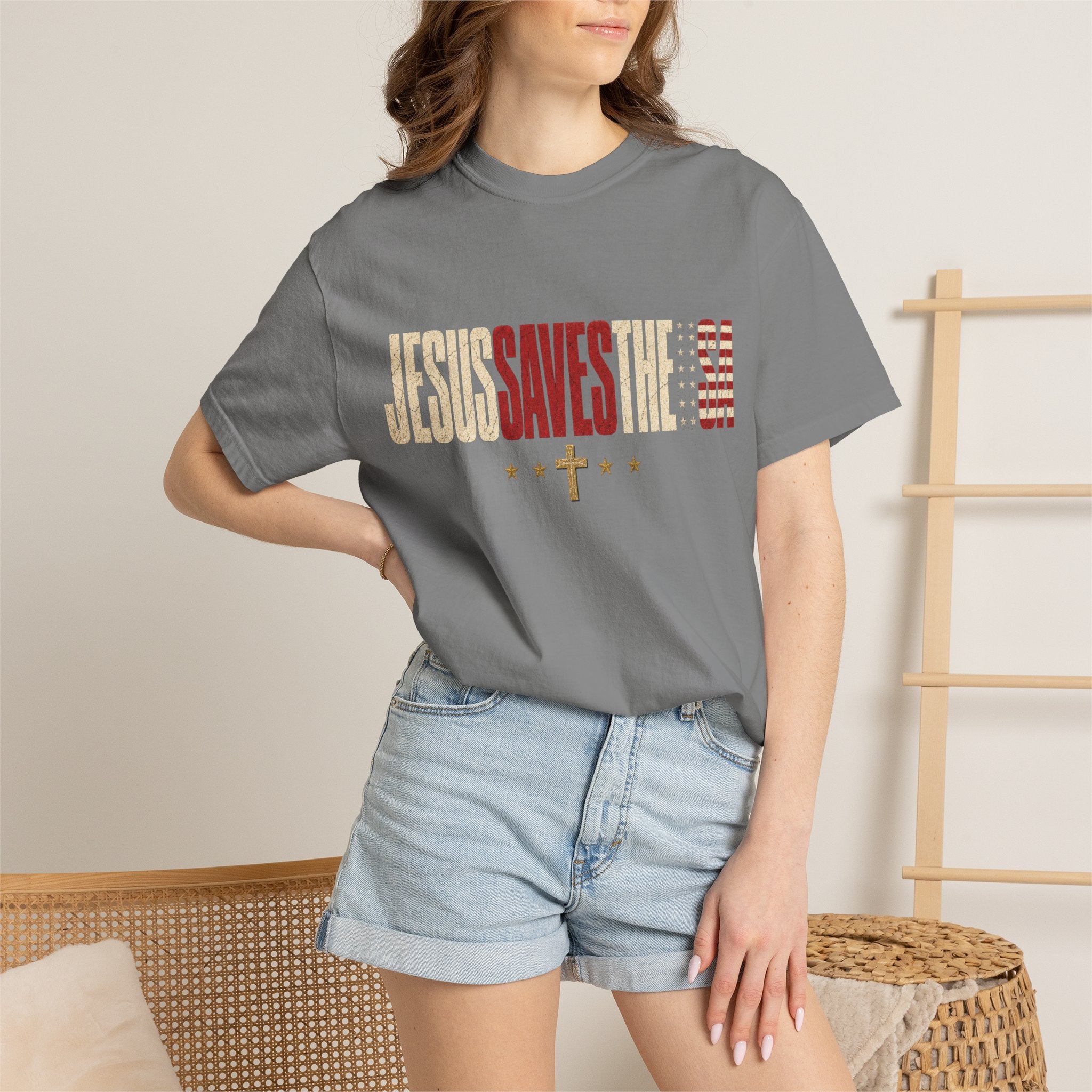 Jesus Saves The USA Tee Shirt