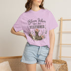 Bloom Where You Are Stationed Tee Shirt