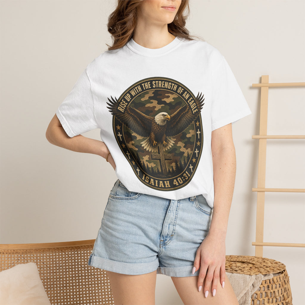 Rise Up With The Strength Of An Eagle Tee Shirt