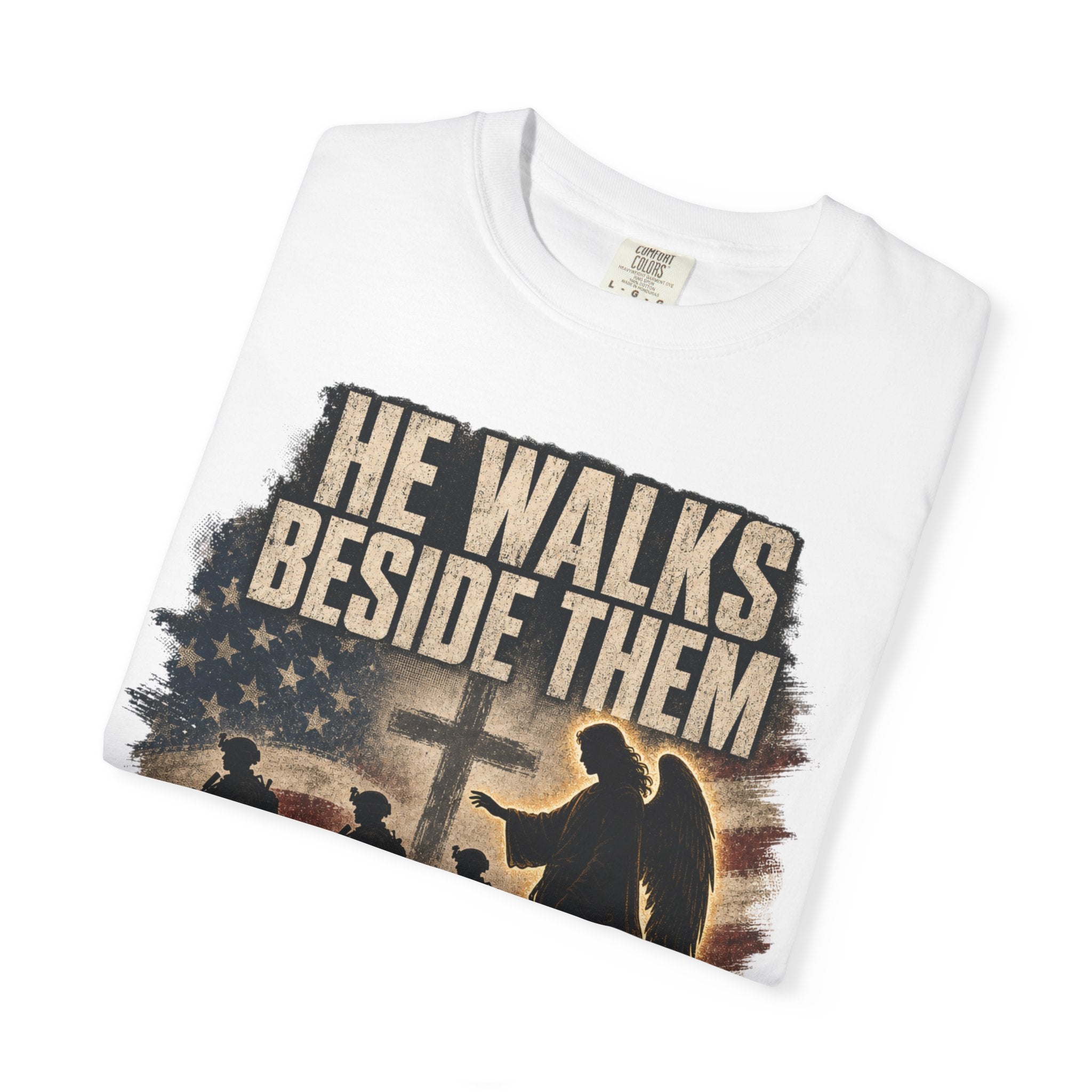 He Walks Beside Them Tee Shirt