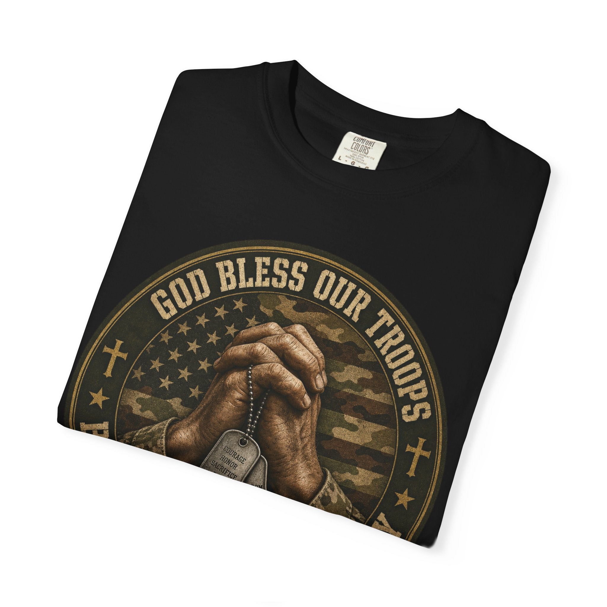 God Bless Our Troups Tee Shirt