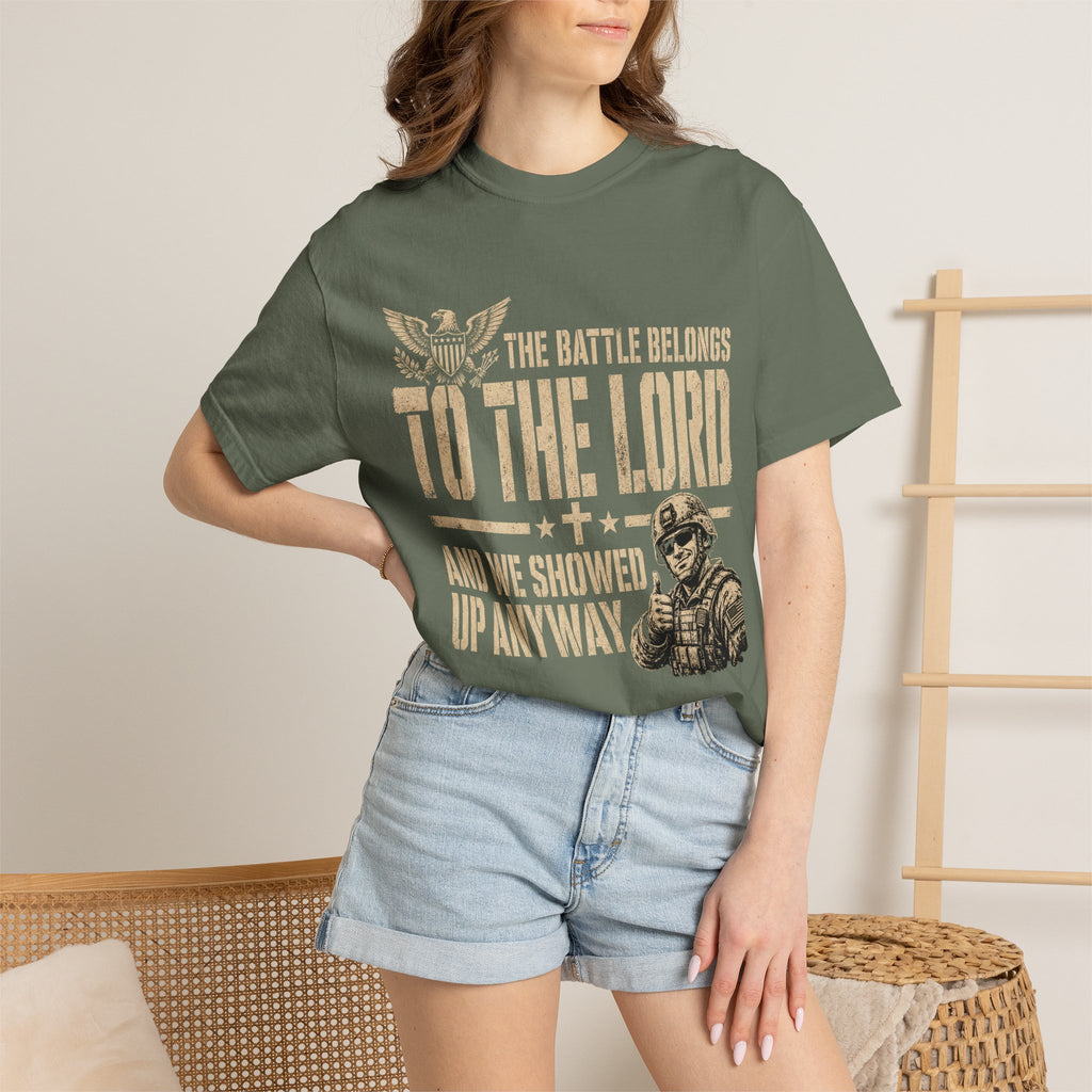 The Battle Belongs To The Lord Tee Shirt