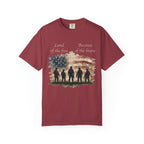 Land Of The Free Because Of The Brave Tee Shirt