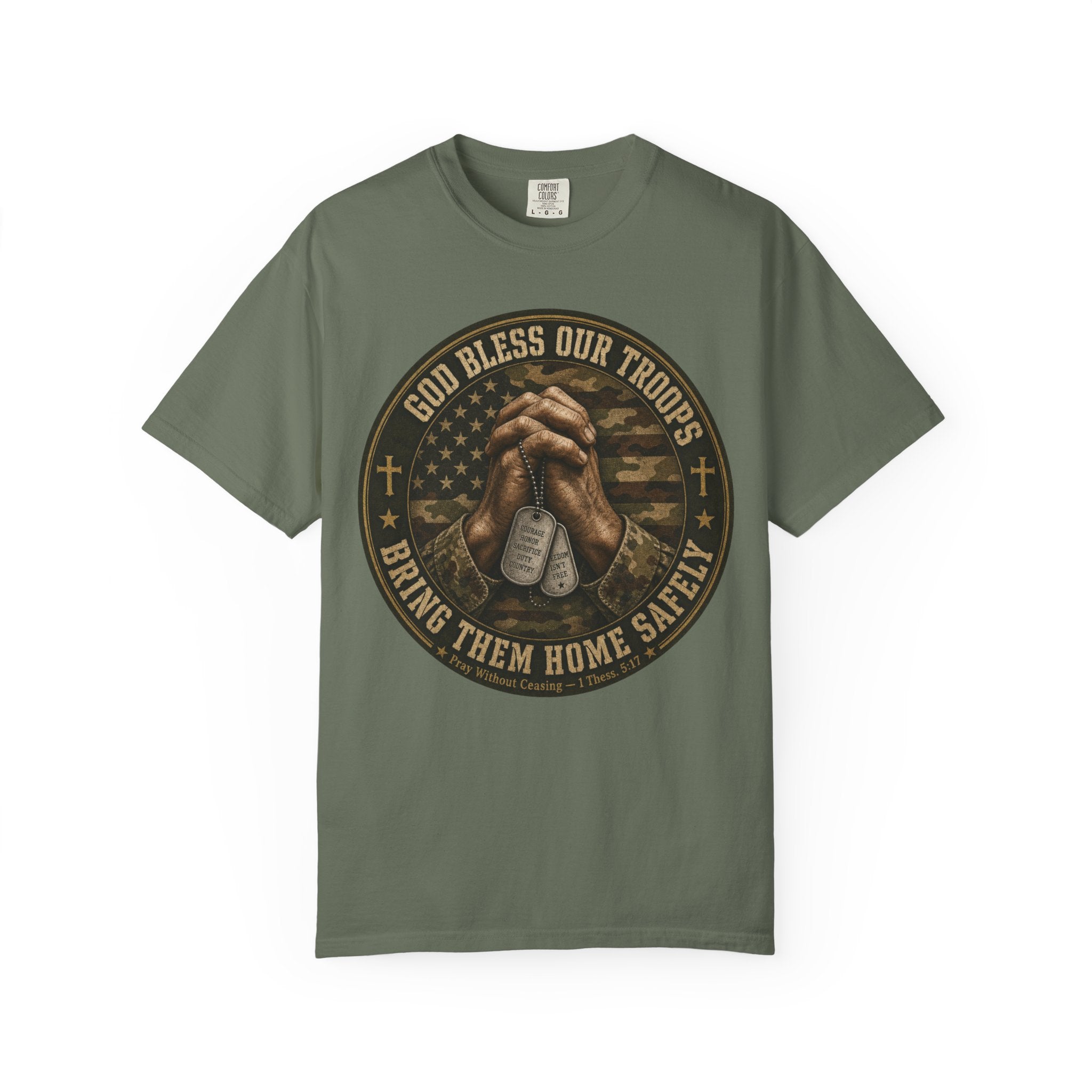 God Bless Our Troups Tee Shirt