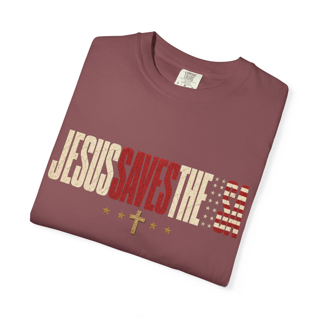 Jesus Saves The USA Tee Shirt