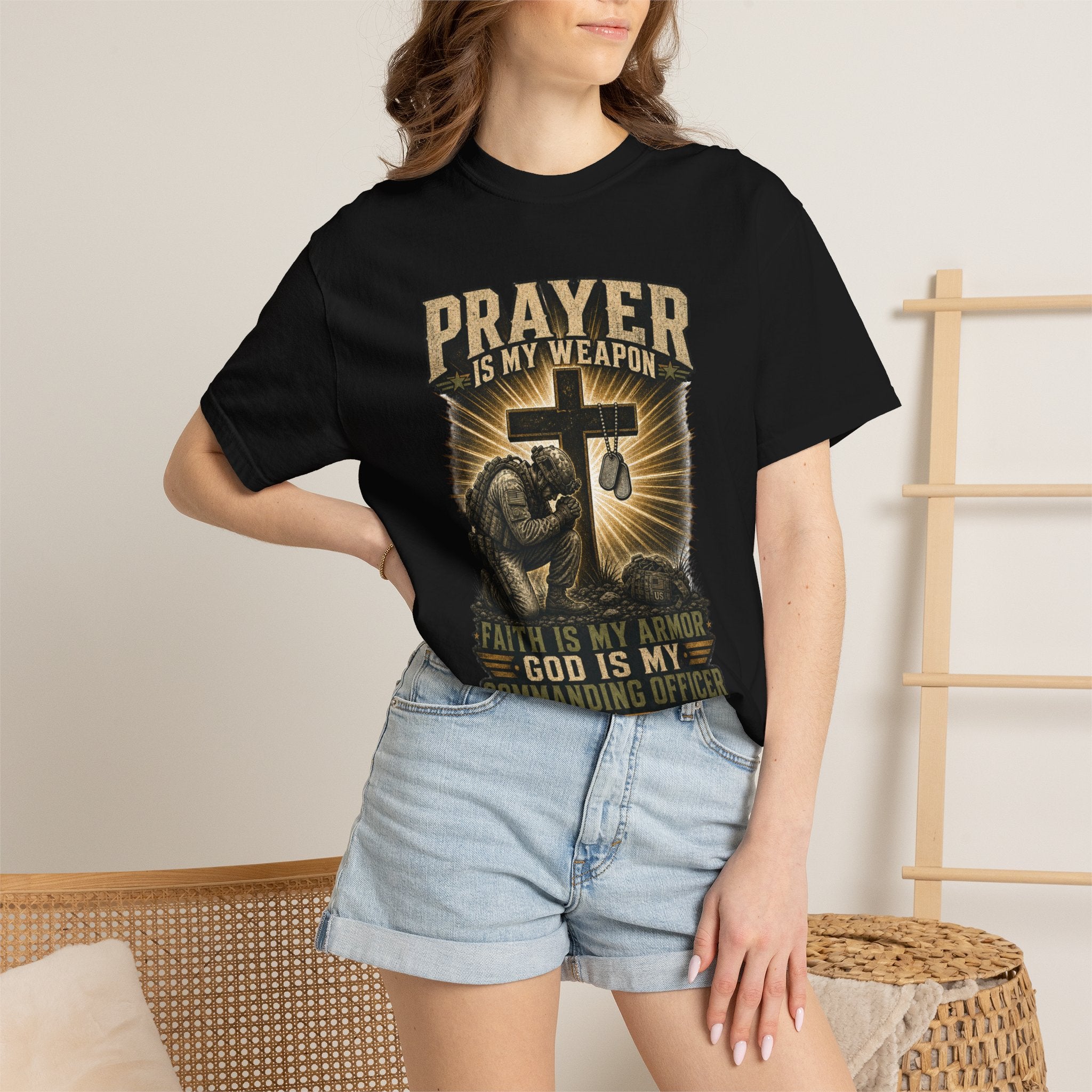 Prayer Is My Weapon Tee Shirt
