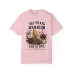 She Prays For The Warrior - She Is One Tee Shirt