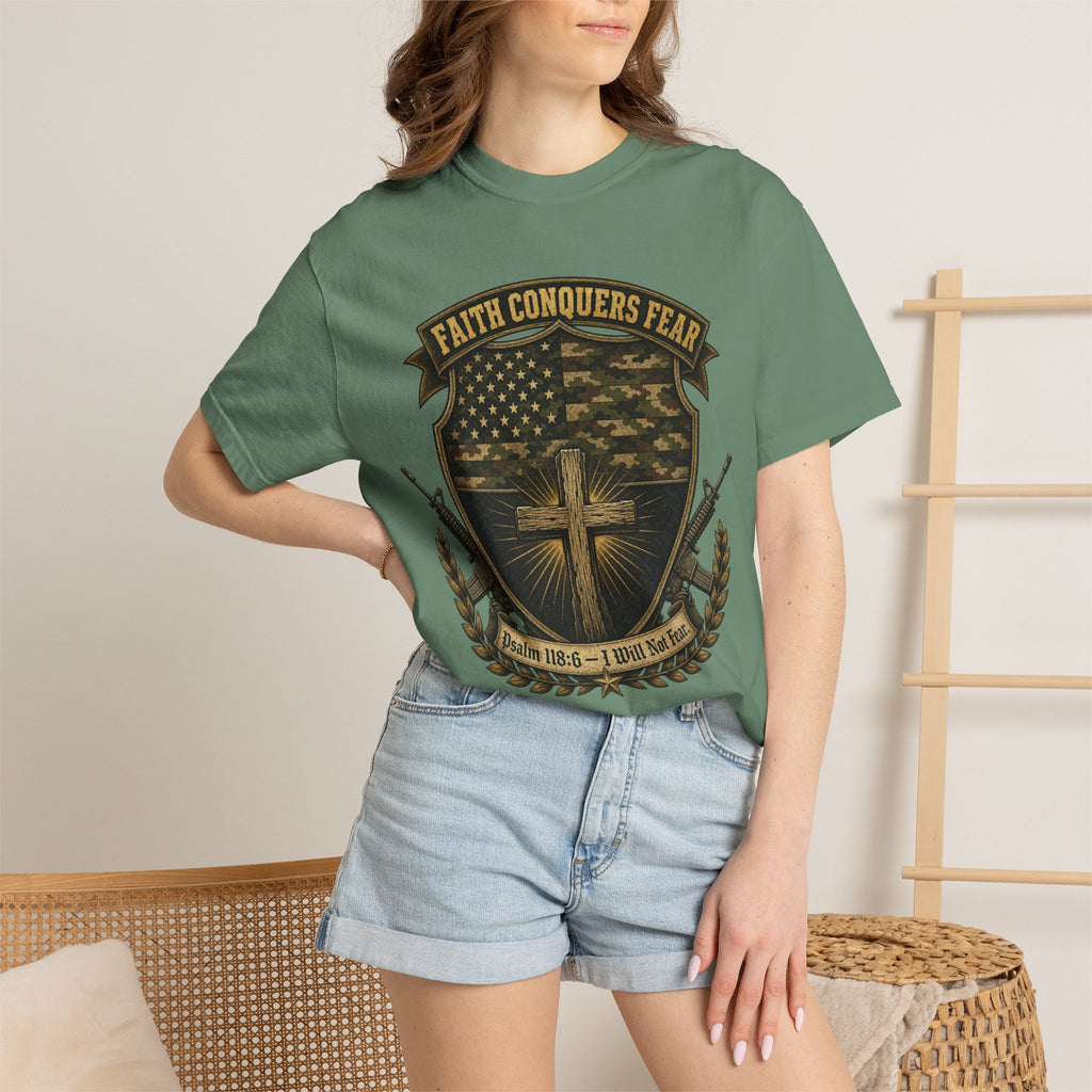 Faith Conquers Fear Tee Shirt