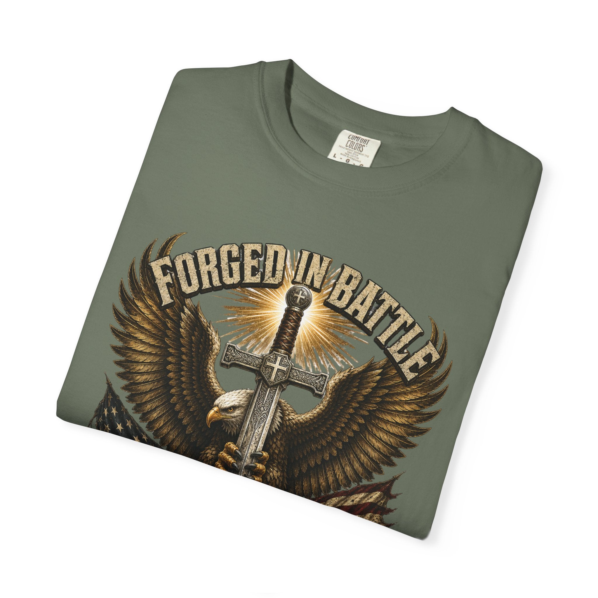 Forged In Battle - Refined By Faith Tee Shirt