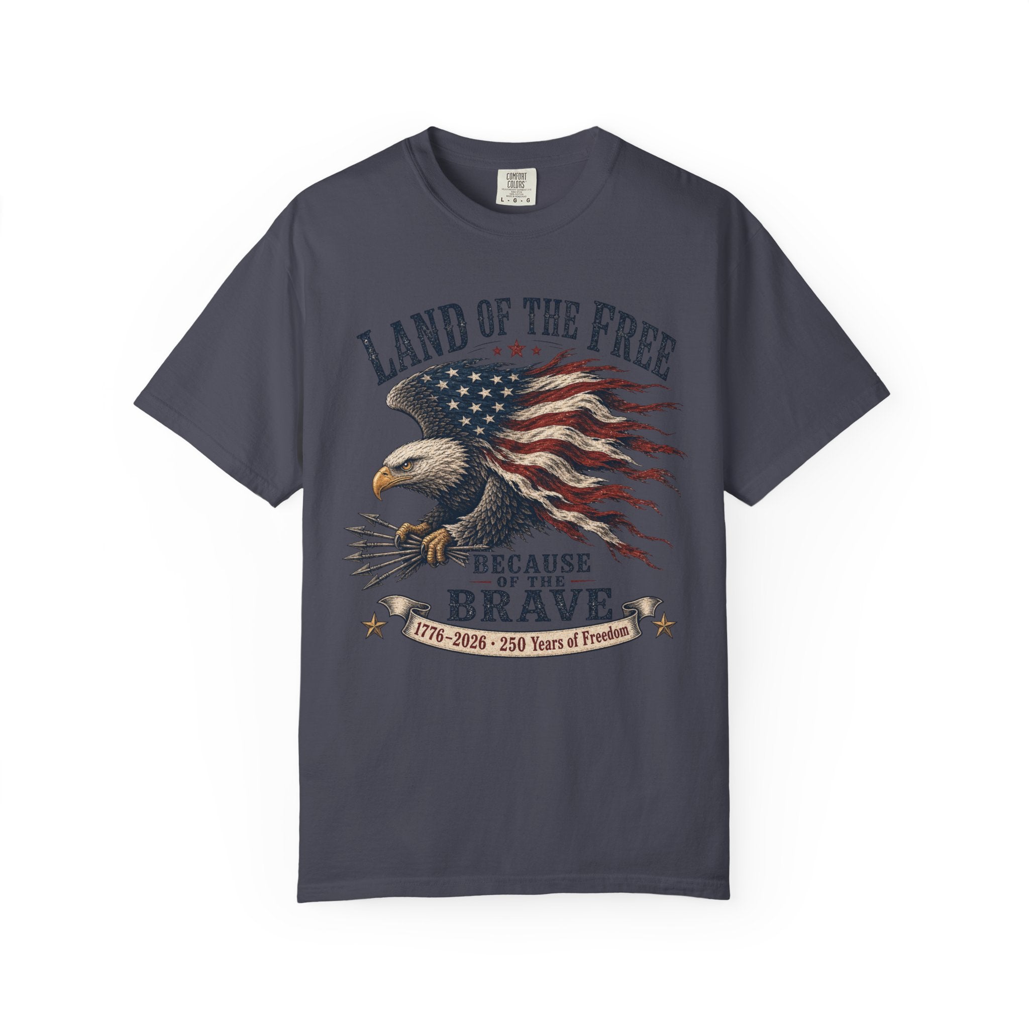 Land Of The Free Because Of The Brave Tee Shirt