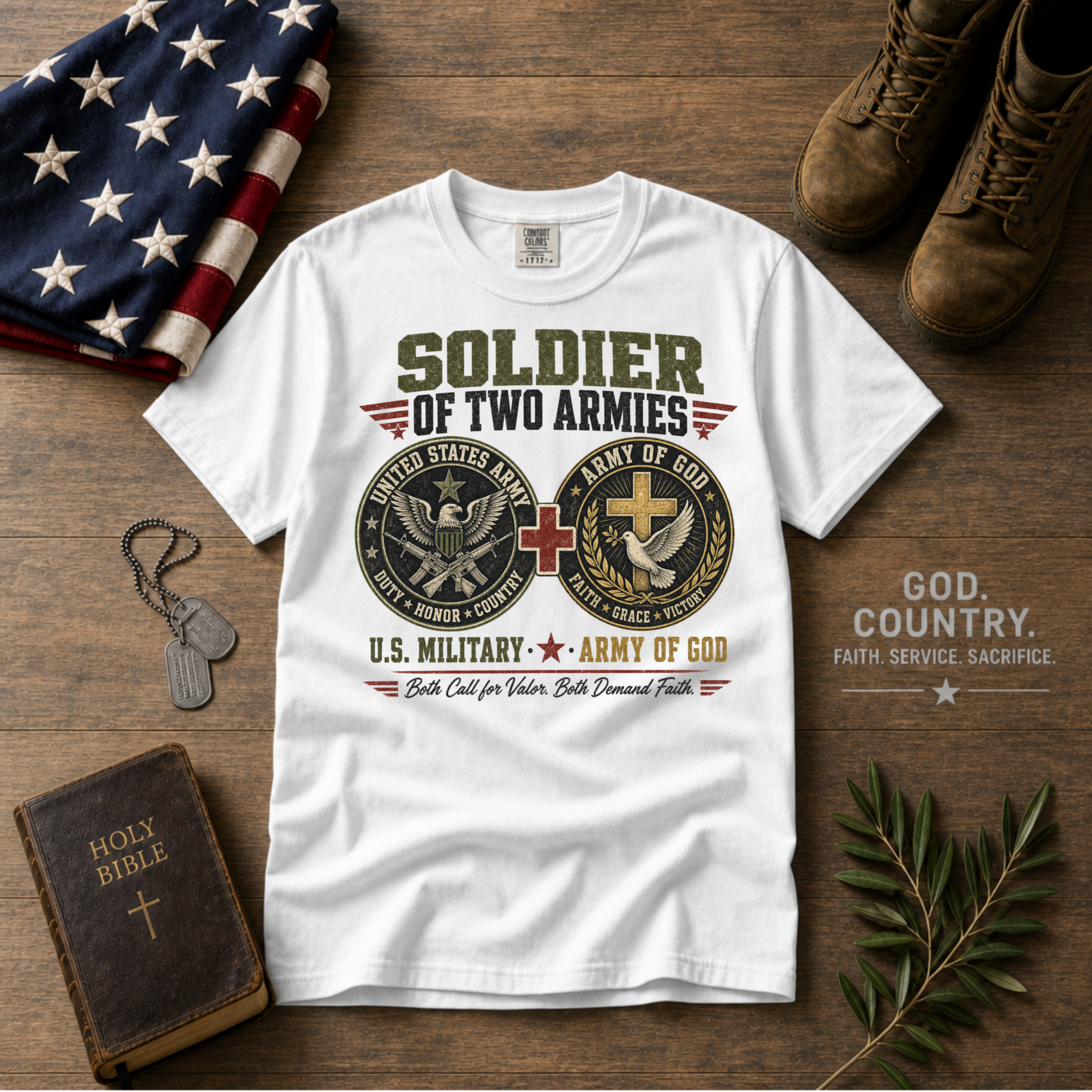 Soldier Of Two Armies Tee Shirt