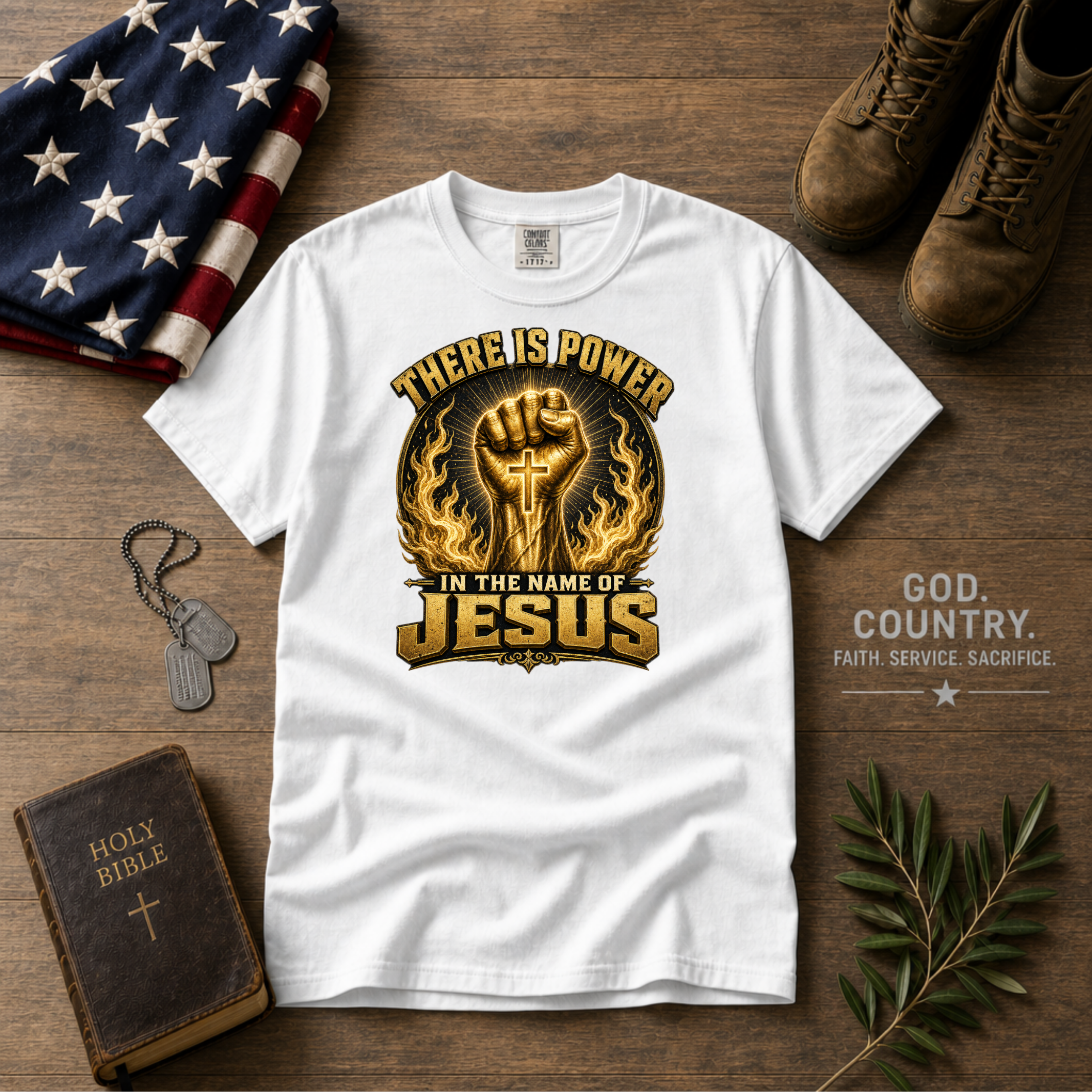 Power In The Name Of Jesus Tee Shirt