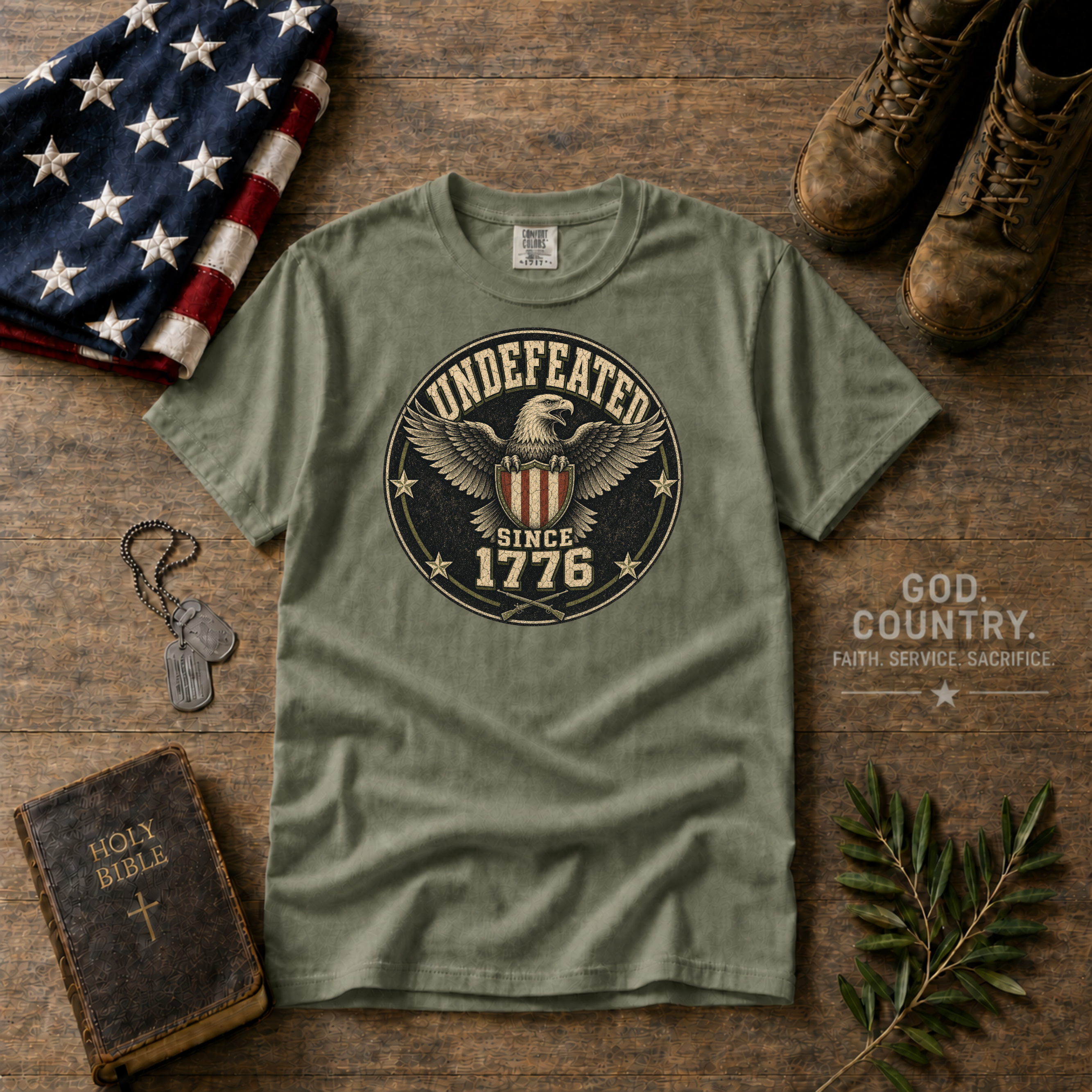Undefeated Since 1776 Tee Shirt