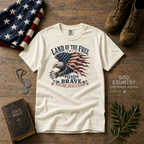 Land Of The Free Because Of The Brave Tee Shirt