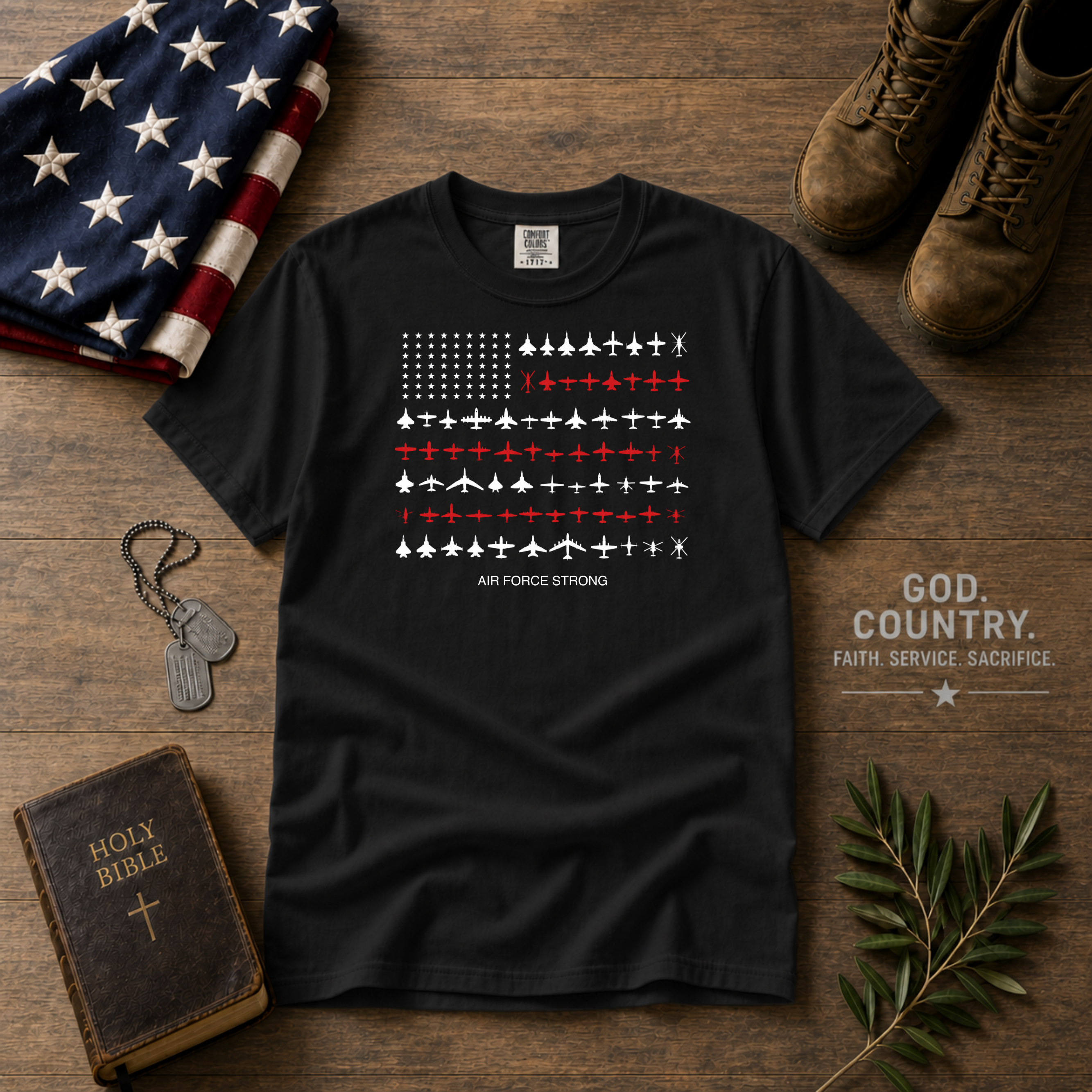 Air Force Strong Tee Shirt