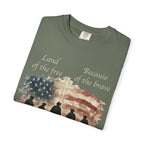 Land Of The Free Because Of The Brave Tee Shirt