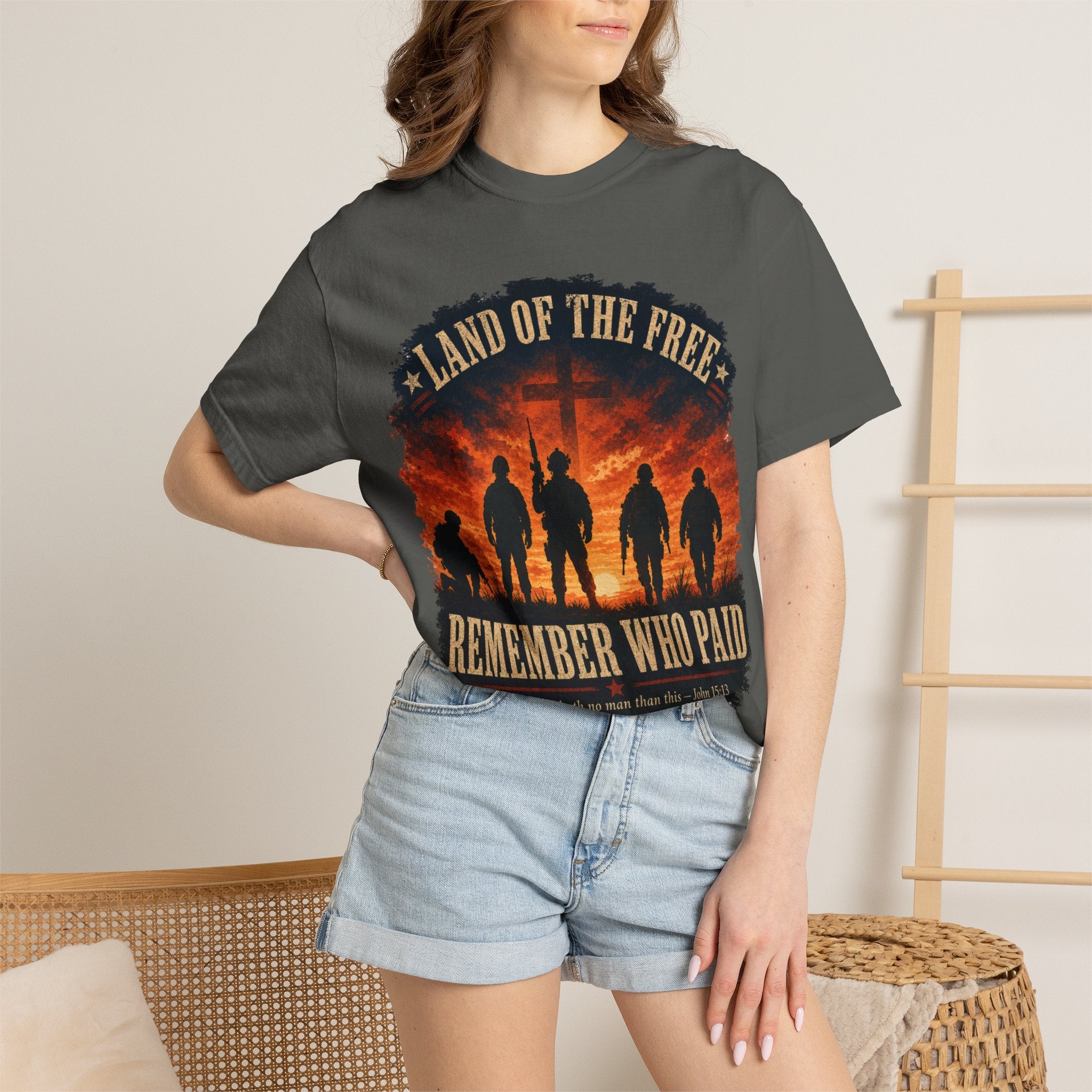 Land Of The Free - Remember Who Paid Tee Shirt