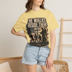 He Walks Beside Them Tee Shirt