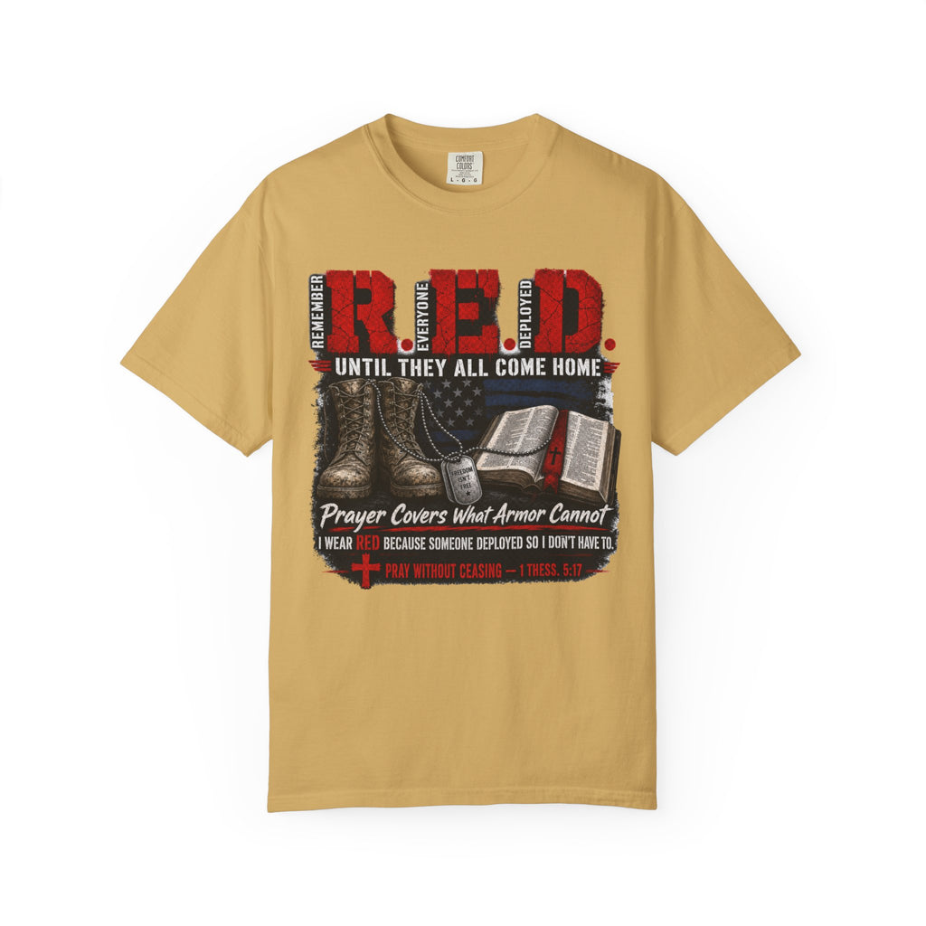 Prayer Covers What Armor Can't Tee Shirt