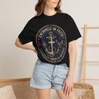 Navy Veteran - Anchored In Faith Tee Shirt