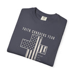 Faith Conquers Fear - Cross Tee Shirt