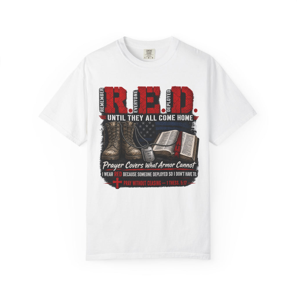 Prayer Covers What Armor Can't Tee Shirt