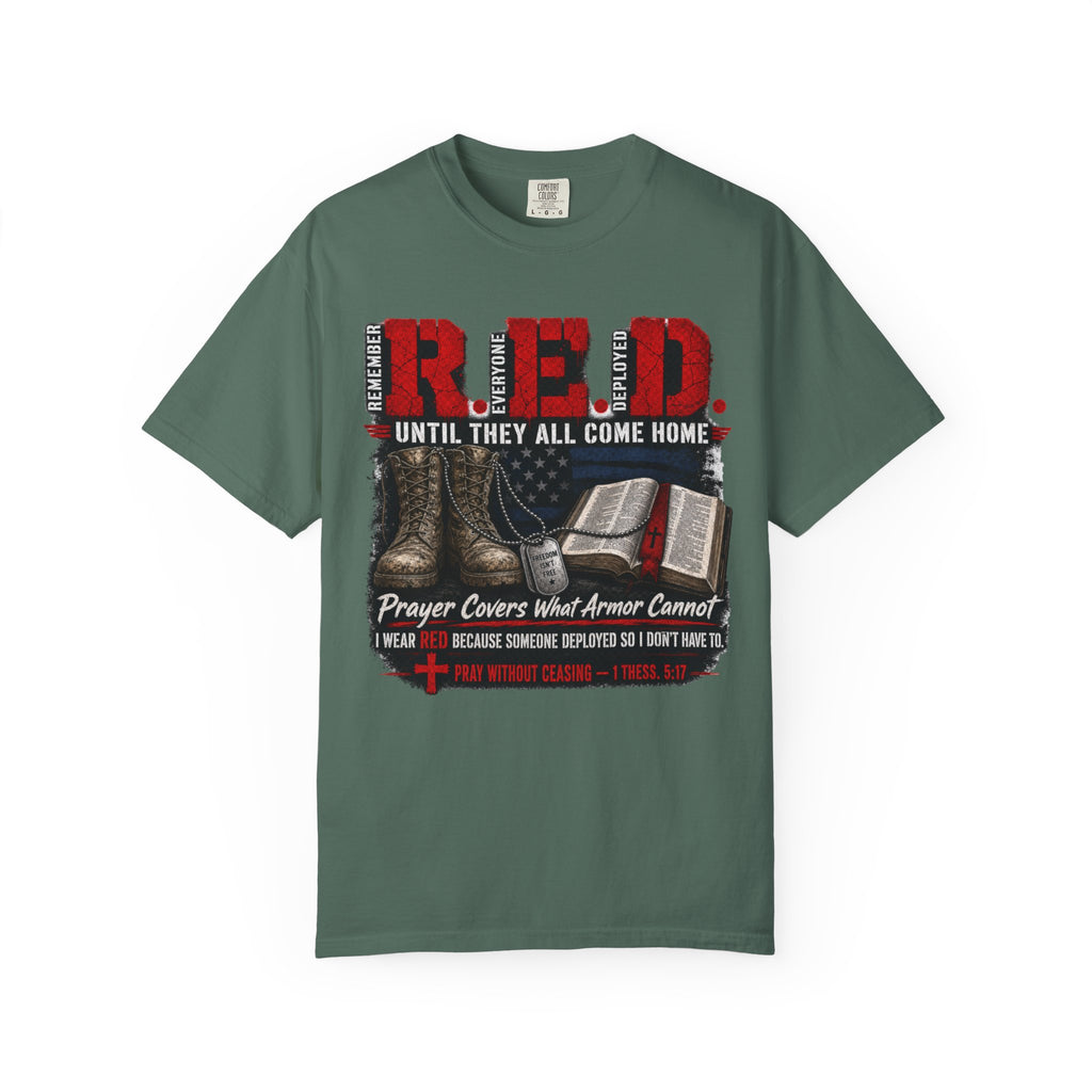 Prayer Covers What Armor Can't Tee Shirt