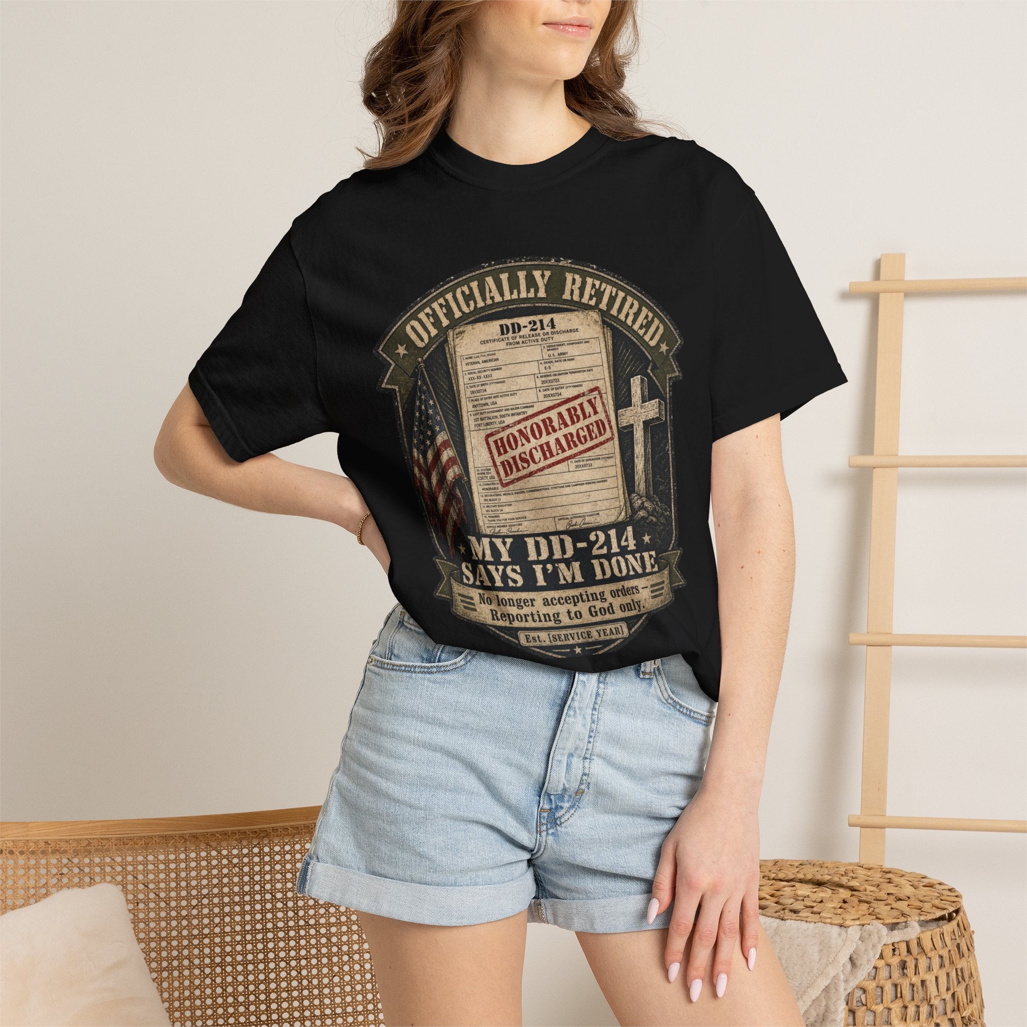 My DD-214 Says I'm Done Tee Shirt