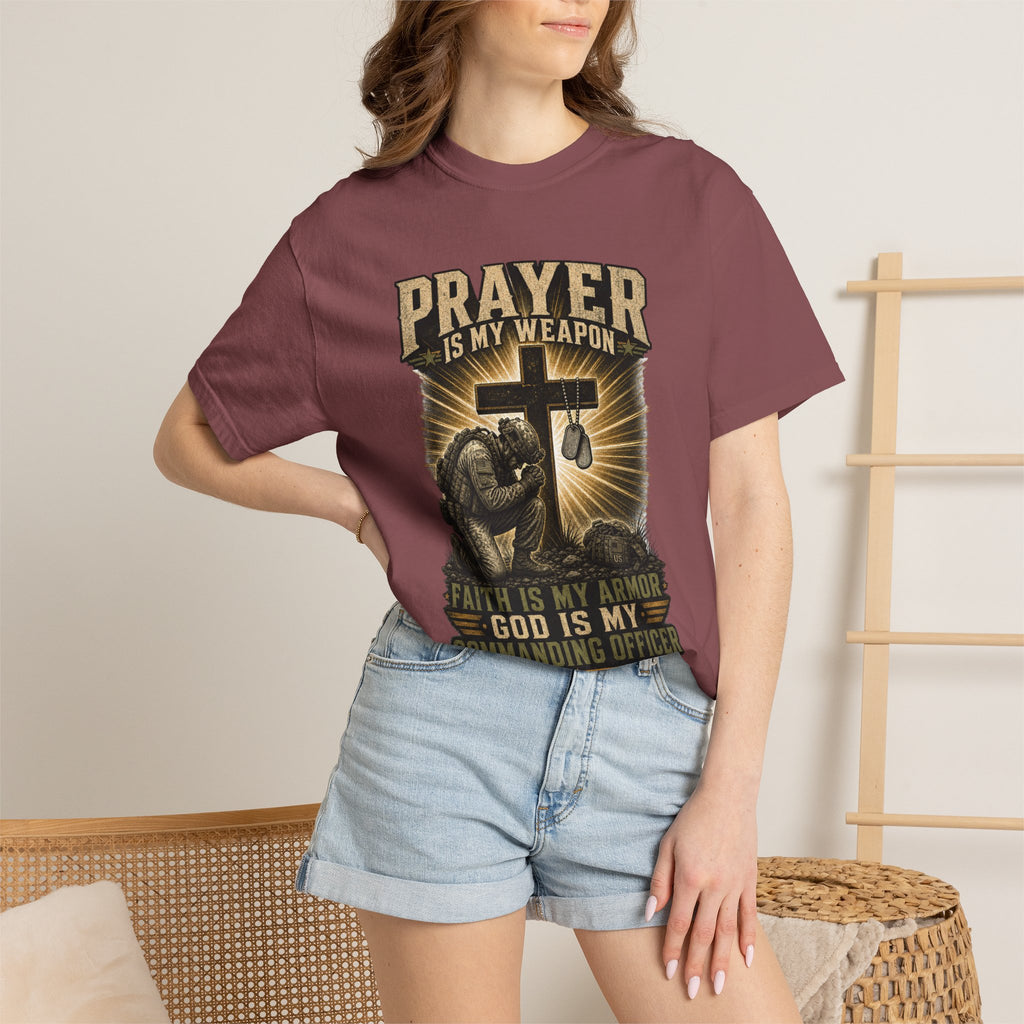 Prayer Is My Weapon Tee Shirt