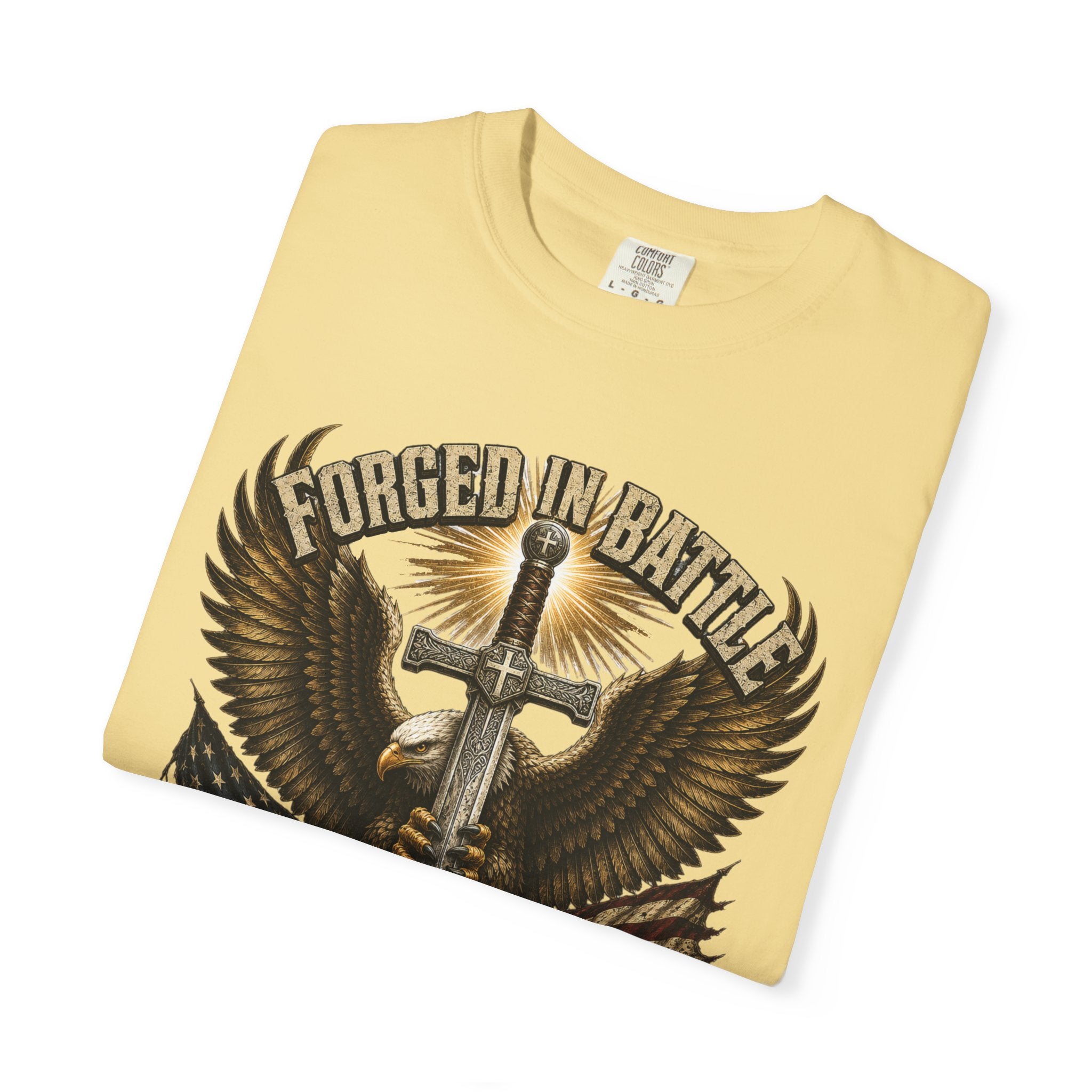 Forged In Battle - Refined By Faith Tee Shirt