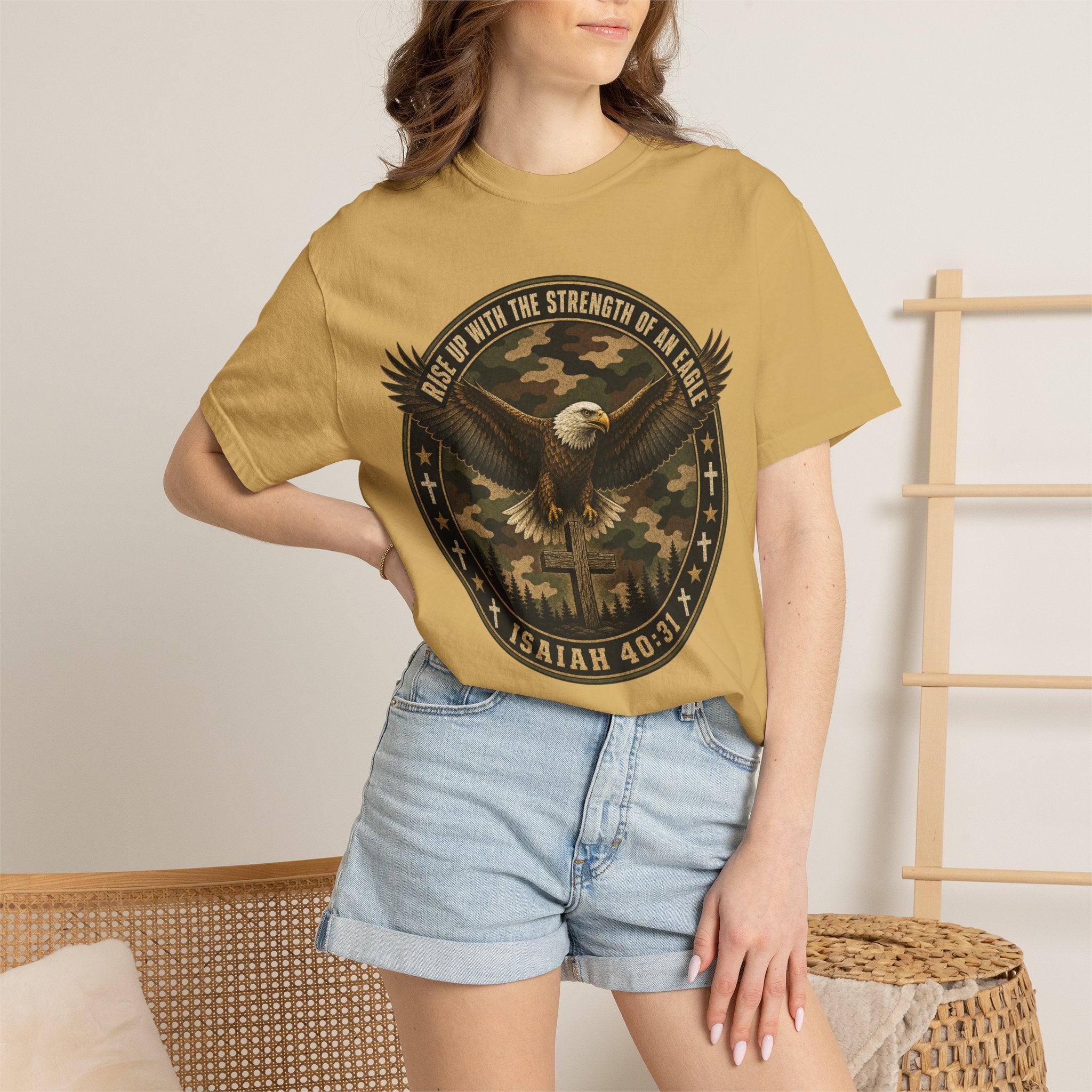 Rise Up With The Strength Of An Eagle Tee Shirt