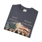Land Of The Free Because Of The Brave Tee Shirt