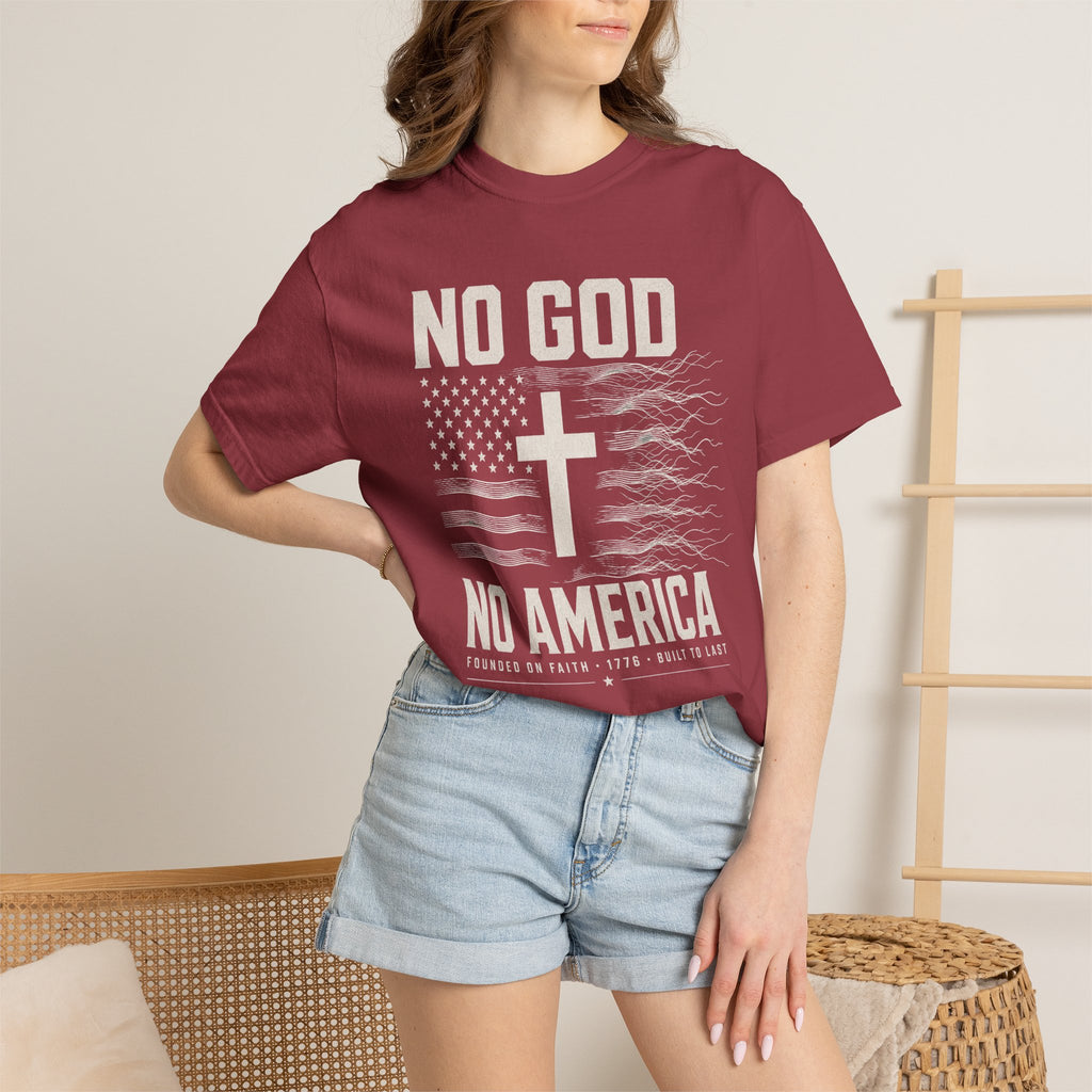 No God - No America Tee Shirt