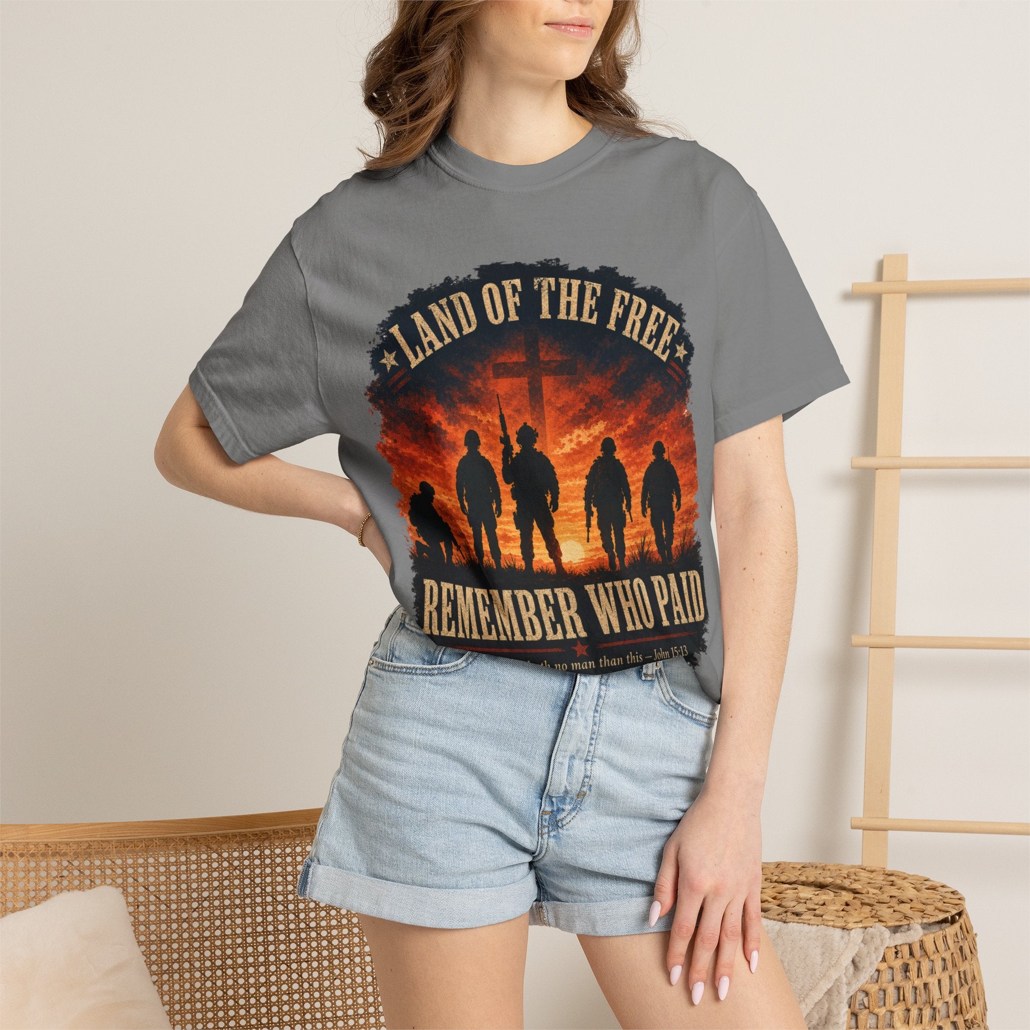 Land Of The Free - Remember Who Paid Tee Shirt