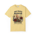 She Prays For The Warrior - She Is One Tee Shirt