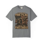 Stand For The Flag - Kneel For The Cross Tee Shirt