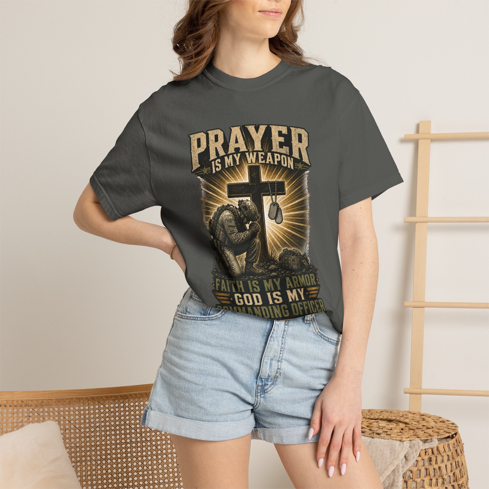 Prayer Is My Weapon Tee Shirt