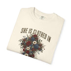 She Is Clothed In Strength And Dignity Tee Shirt