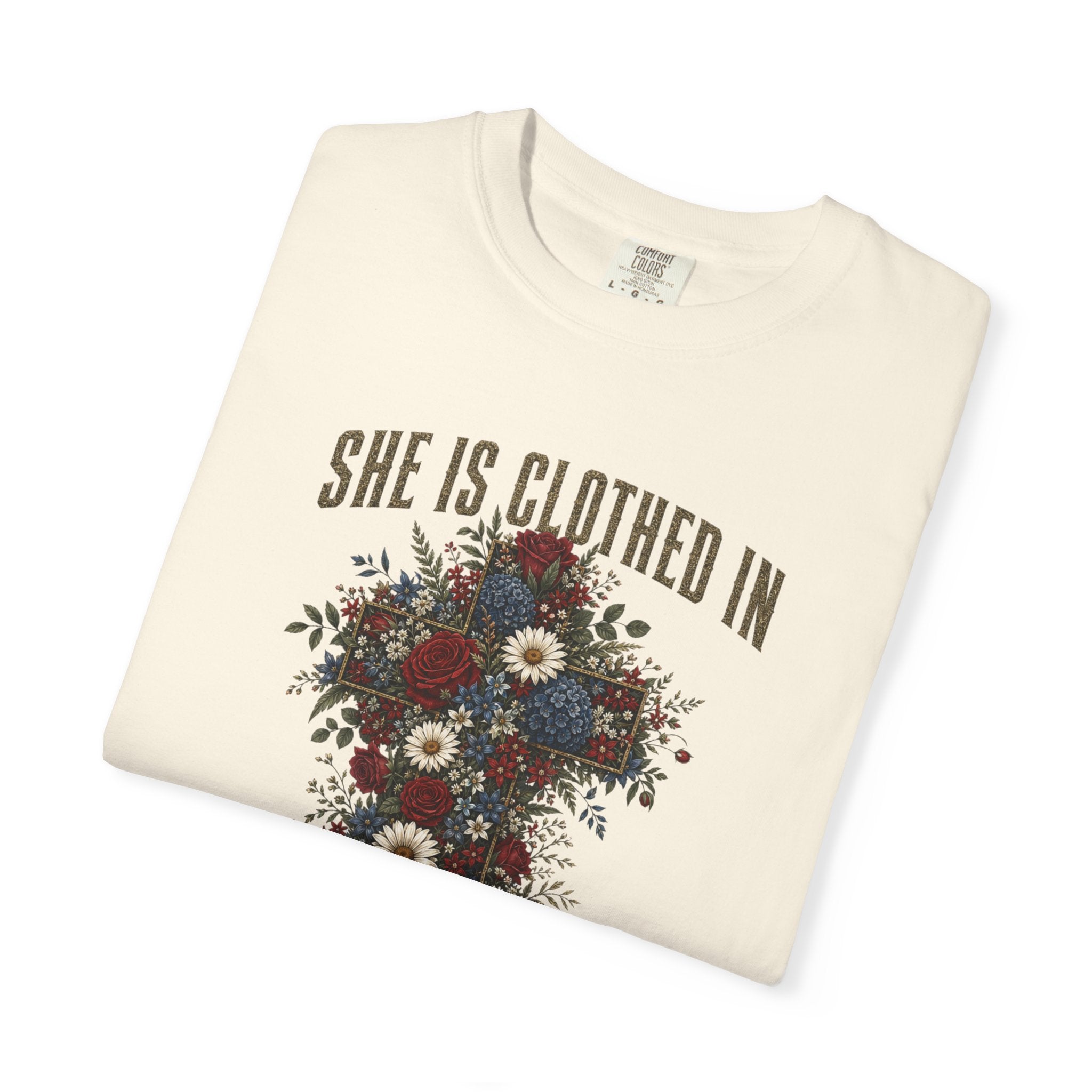 She Is Clothed In Strength And Dignity Tee Shirt