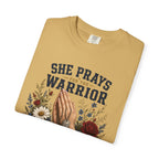 She Prays For The Warrior - She Is One Tee Shirt