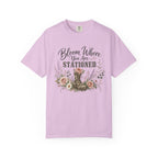 Bloom Where You Are Stationed Tee Shirt