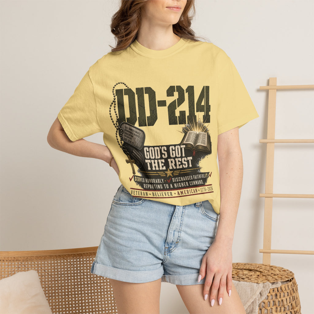 DD-214 - God's God The Rest Tee Shirt