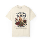 She Prays For The Warrior - She Is One Tee Shirt