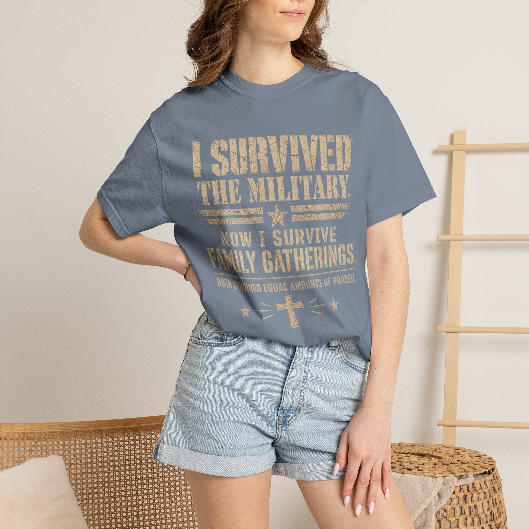 I Survived The Military Tee Shirt