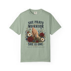 She Prays For The Warrior - She Is One Tee Shirt