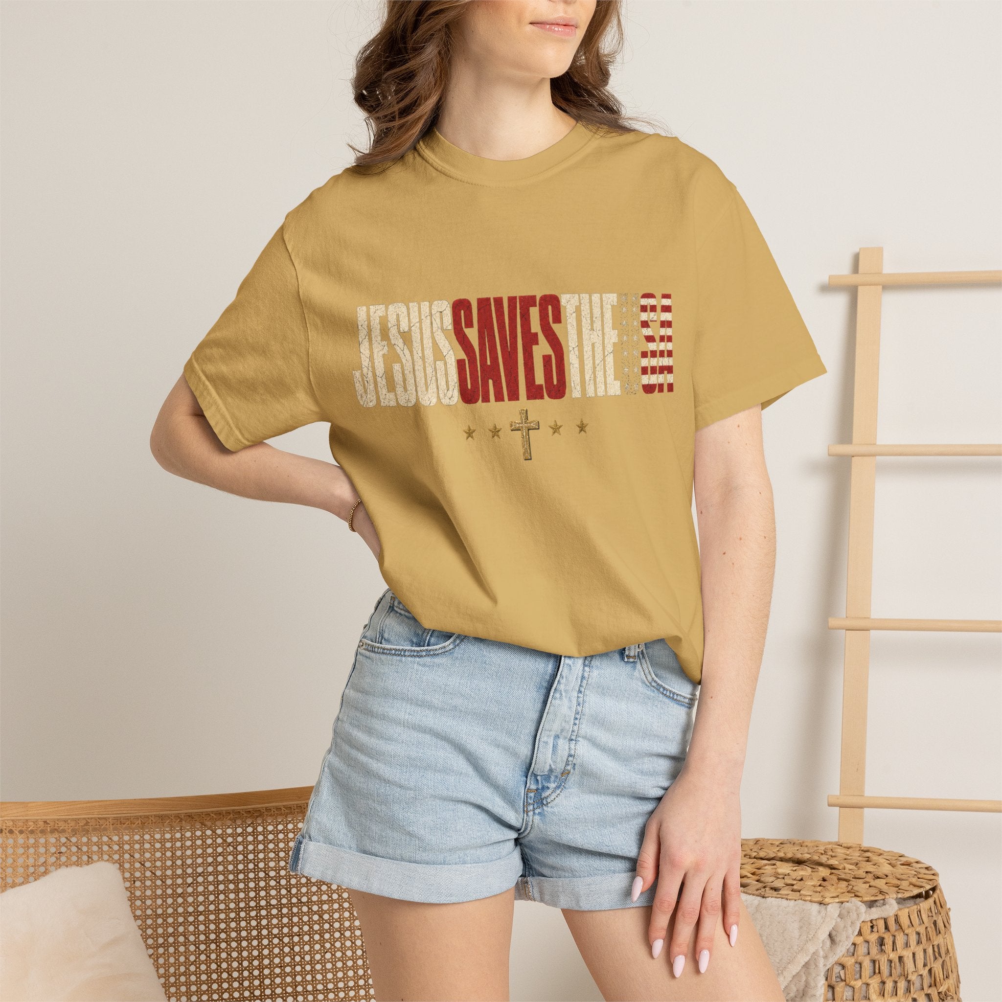 Jesus Saves The USA Tee Shirt