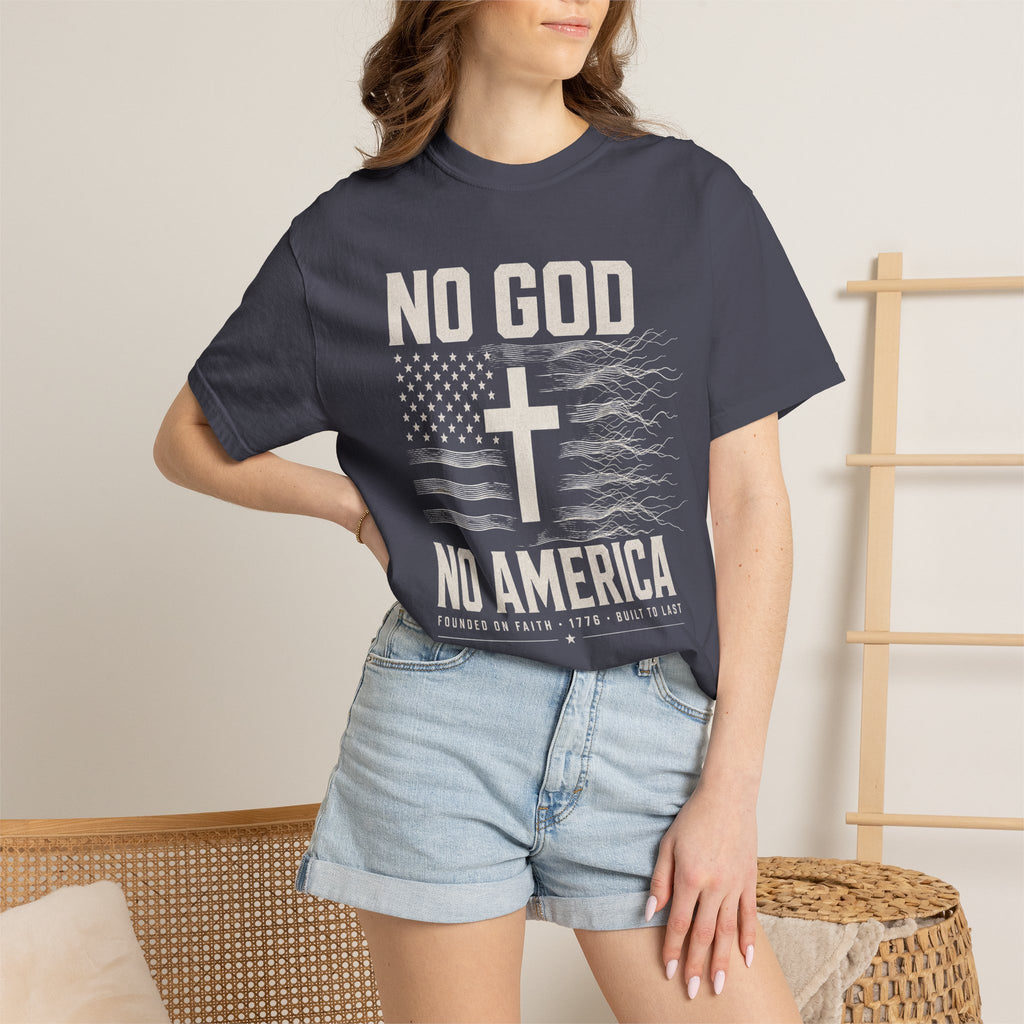 No God - No America Tee Shirt