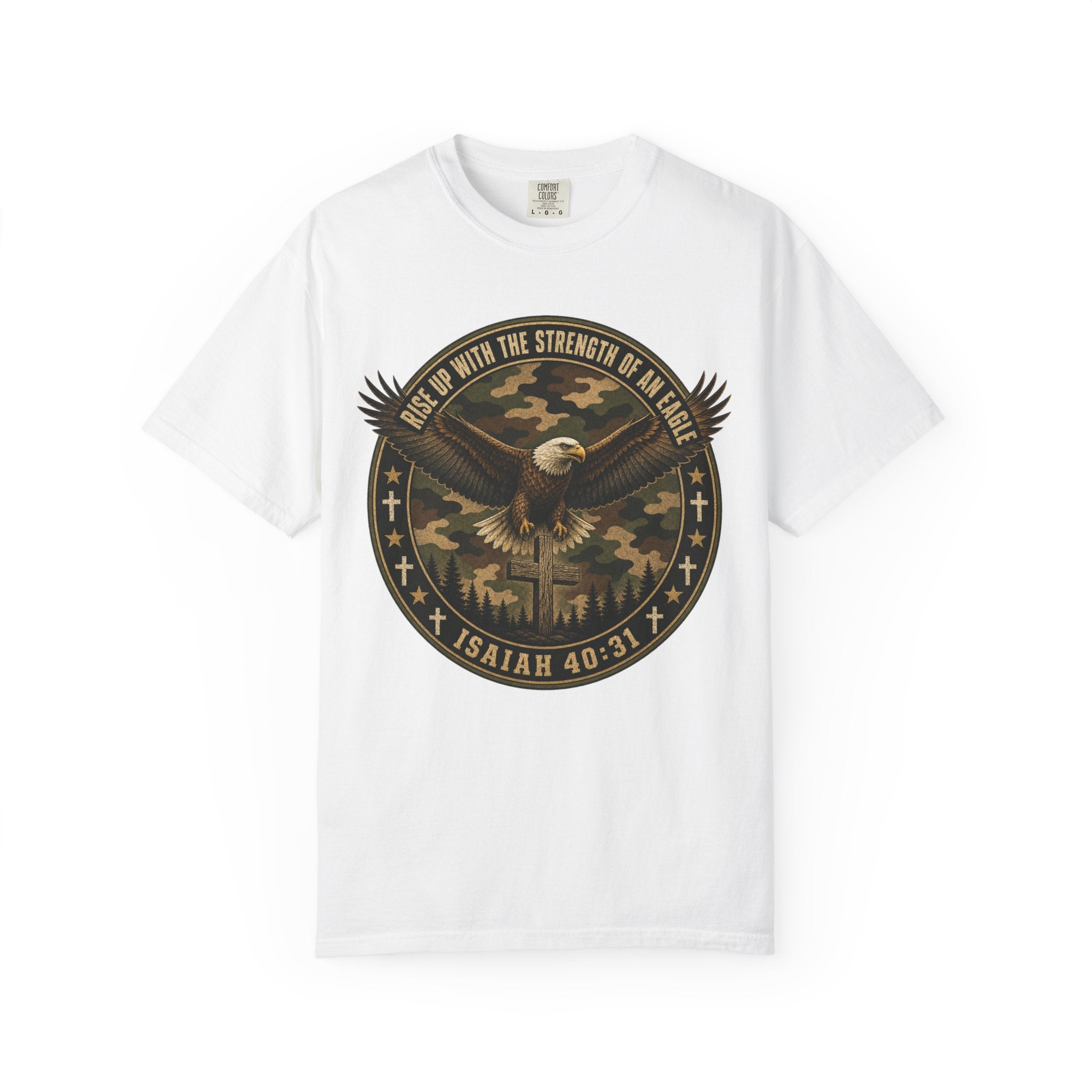 Rise Up With The Strength Of An Eagle Tee Shirt